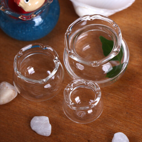 1:12 Dollhouse Miniature Transparent Glass Fish Tank for Dollhouse De Jz