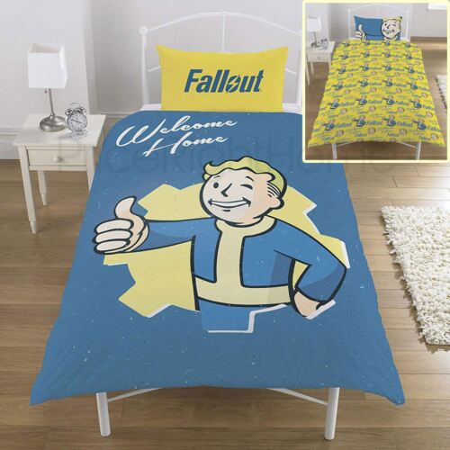 Fallout Vault Boy Simple Parure De Lit Réversible Enfants Literie