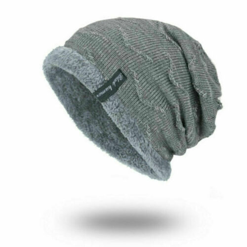 Spikerking Men/'s Soft Lined Thick Knit Skull Cap Warm Winter Slouchy Beanies Hat