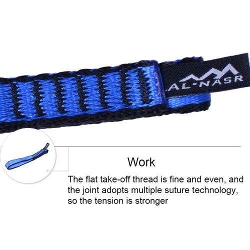 22KN Webbing Strap Sling Bearing Cord For Rock Climbing Arborist Reinforced Rope