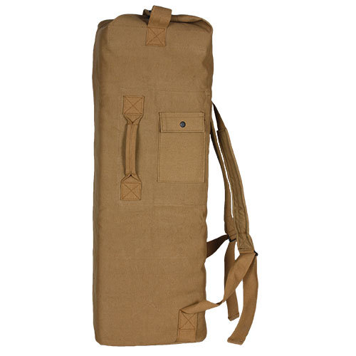 Duffel Bag US Military HEAVY DUTY 2 STRAP USMC Army Desert Tan Khaki 22 x 38