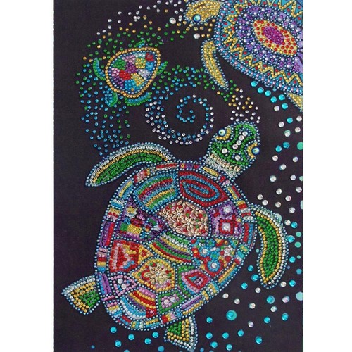 5D DIY Special Shaped Diamond Painting Sea Turtle Cross Stitch Mosaic Kits BEST
