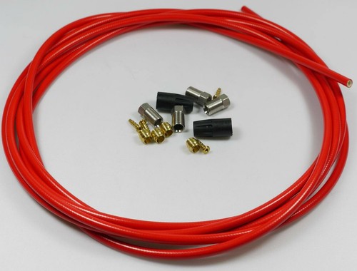 HYDRAULIC DISC BRAKE HOSE KIT SUIT SHIMANO XTR XT LX DEORE RED 3M MADE WITH KEVL