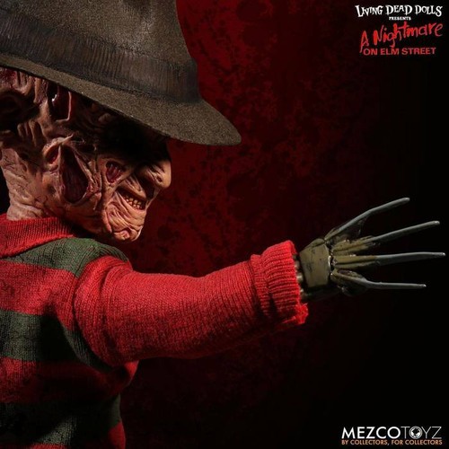 On Elm Street NIGHTMARE Freddy Krueger Living Dead Dolls Mezco