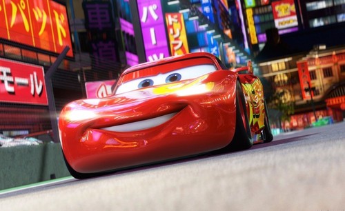 Disney Cars Lightning McQueen Giant A3 Section Wall Art Poster