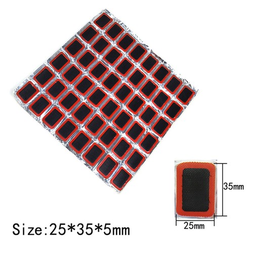 48X Rubber puncture patches bicycle bike tire tyre tube repair cycle patch kit