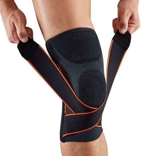 Adjustable Knee Support Brace Strap Compression Sleeve Sports Protector Ligament