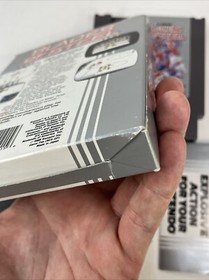 Blades of Steel w Box Nintendo NES Authentic CIB tested no styrofoam