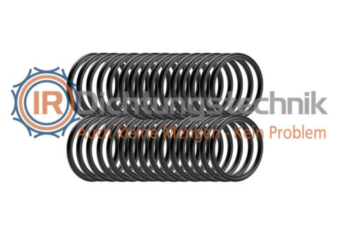 30 St. O-Ring Nullring Rundring 3,0 x 1,5 mm EPDM 70 5 Shore A schwarz //