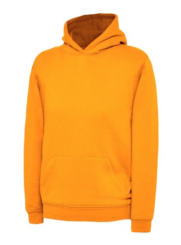 Kids Plain Hoodie Boys Girls Childrens Hoody Hooded Sweatshirt NEW All Colours