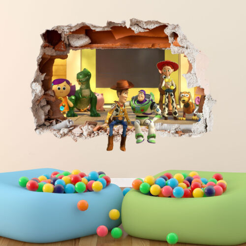 Toy story wall sticker 3D garçons filles chambre vinyle mur art décalque