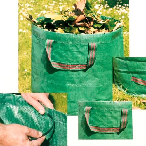 Heavy Duty Garden Waste Bag Reusable Waterproof Refuse Sack for Leaves Grass Bin