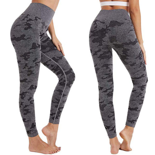 UK Womens Sports Yoga Leggings Workout Gym Fitness Pants Athletic Seamless Pants