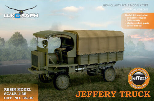 MPN 35-05 Lukgraph 1/35 scale resin kit Jeffery Truck Nash Quad 