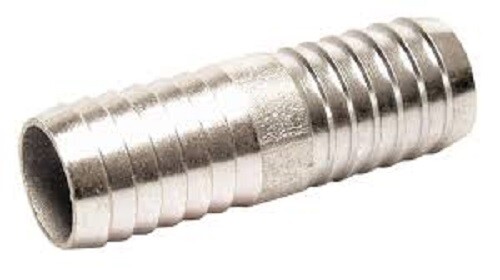 Female Straight Joiner Barbed Connector 1//8/" To 1//2/" BSP BZP Plated Brass