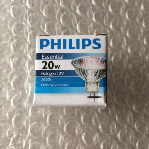 100PCS Philips Essential Lamp 12V20W MR11 GU4 30° Dichroic Reflector Spot Light 