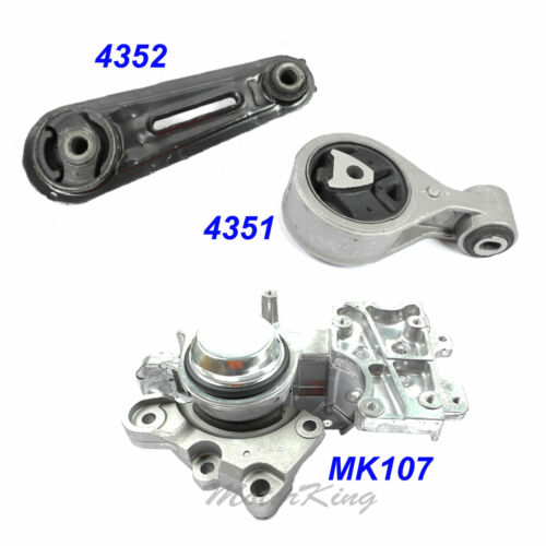 Mount 4351 4352 MK107 M1351 For Nissan Rogue Sentra 2.5L Engine Motor /& Trans