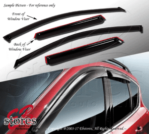 4pcs JDM Visors Rain Guard Jeep Liberty 2002 2003 2004 2005-2007 02-07 All Model