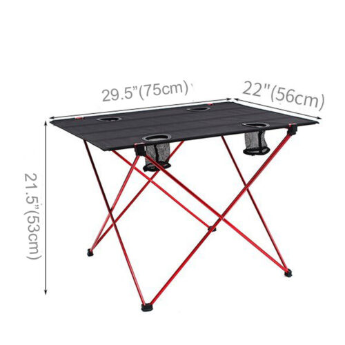 Portable Folding Camping Picnic Table Fold up Outdoor Gear Equipment Accessories