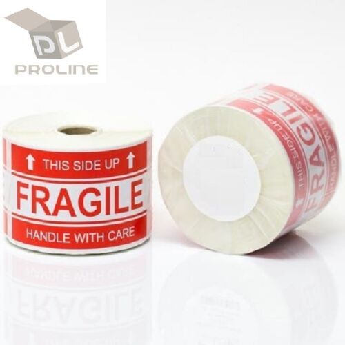 1000 Labels 3x5 Fragile THIS SIDE UP Shipping Mailing Handle with Care Stickers