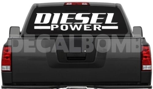 large DIESEL POWER windshield anywhere decal ram f250 40/" X 8.5/"