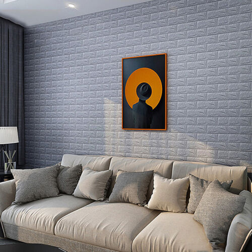 3D Brick Foam Wall Sticker Panel Self Adhesive Wallpaper For Living Room Bedroom 