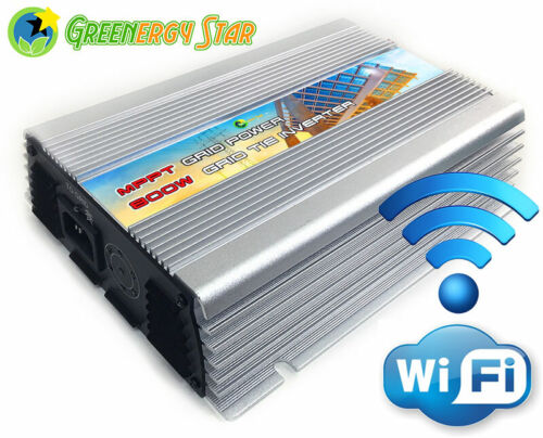 WiFi 800 WATTS 10.5 V-28 V DC MPPT GRID TIE INVERTER 110V AC 60 HZ
