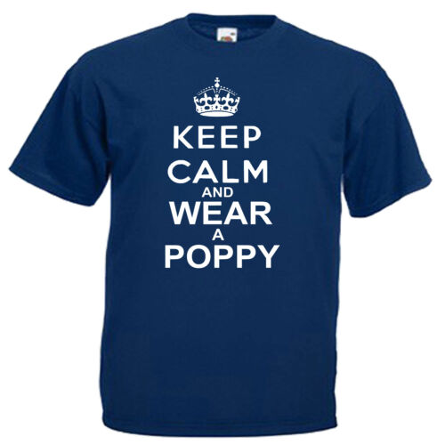 Remembrance Day Poppy Children/'s Kids Childs T Shirt