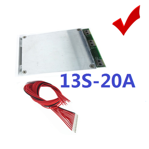 13S 13 Pack Li-ion Lithium 20A 18650 Battery Protect BMS PCB Board Balance 48V