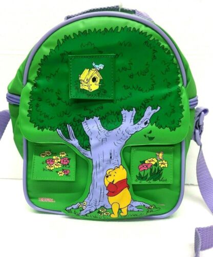 Green Thermos Brand Pooh Tree Reusable Insulated School Lunch Bag