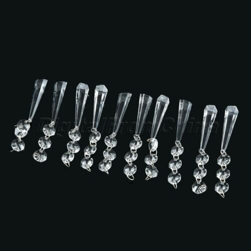 New Acrylic Garland Diamond Crystal Bead Pendant Chandelier Wedding Decor D57F1C