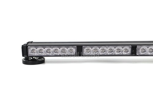 18/" 108W 36LED Work Light Bar Traffic Advisor Roof Top Warning Strobe Lamp Amber