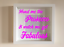 IKEA RIBBA Box Frame Personalised Vinyl Wall Art Quote Hand Me the Prosecco
