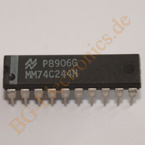 Non-Inverting Octal Buffers and Line NS DIP-20 1pcs 1 x MM74C244N Inverting 