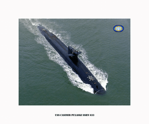-Boomer USN Navy US Naval submarine USS CASIMIR PULASKI SSBN 633