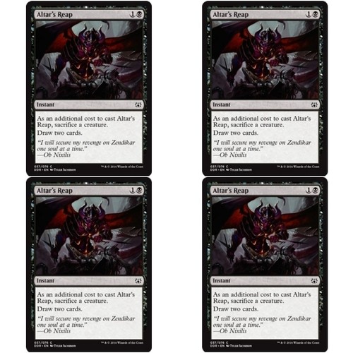 Instant Com 4 x ALTAR/'S REAP NM mtg Nissa vs Ob Nixilis Black