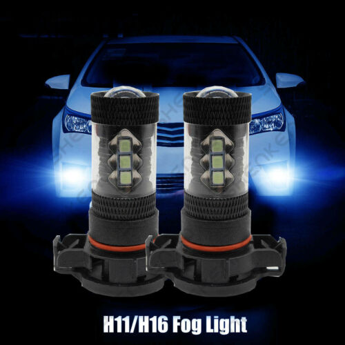 Details about   LED Fog Light Bulbs H16 for Toyota Corolla 4Runner Yaris Tundra RAV4 14-18 8000K 