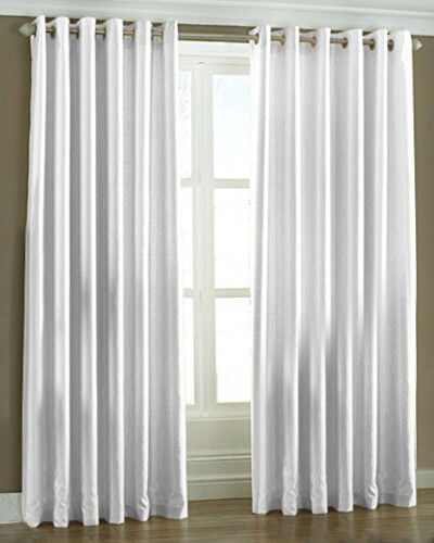 Blackout Room Darkening Curtains Eyelet Polyester Door Window Curtain Set 