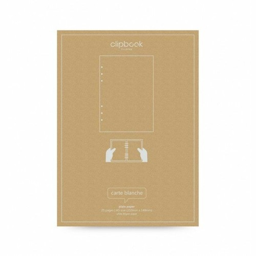 Filofax 100/% GENUINE A5 Plain Notepaper Filofax Stationary Refills