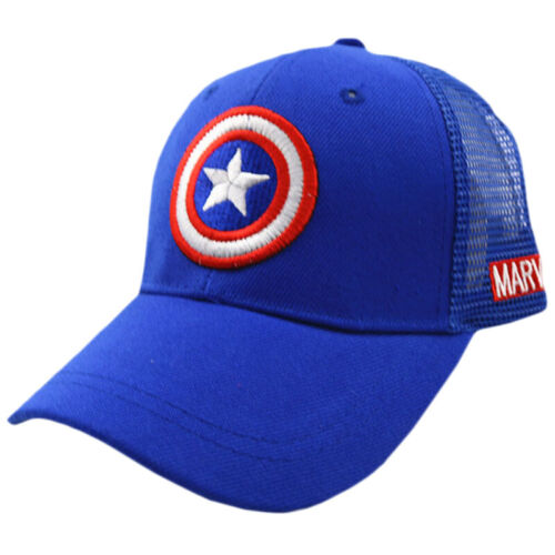 Kid Boy Girl Superhero Captain America Baseball Cap Sun Hat Snapback Gifts New