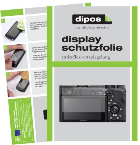 2x Displayschutz Folie Klar für Sony Alpha NEX-6 Schutzfolie Displayfolie 