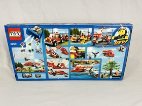 LEGO CITY 4209 Fire Plane RETIRED Town Truck Trailer Jet Plane NEW & SEALED