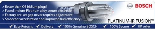 AUDI A4 2.4 01-04 Bosch Platinum-Gris CNG//LPG gaz Spark Plug FR6KI332S