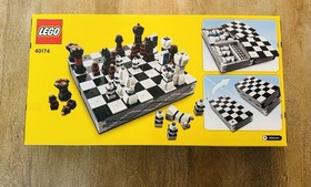 LEGO Iconic Chess Set 40174 1450 Piece Build Chess and Checkers Board OPEN BOX