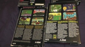 lot of 5 original atari jaguar brand factory made boxes old stock 1995 rare