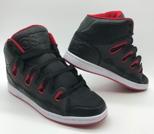 Black/Red Osiris Men's Shoes "D3H" 