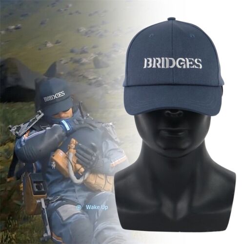 Death Stranding Cosplay Hat Sam Blue Bridges Embroidery Baseball Cap Adjustable 
