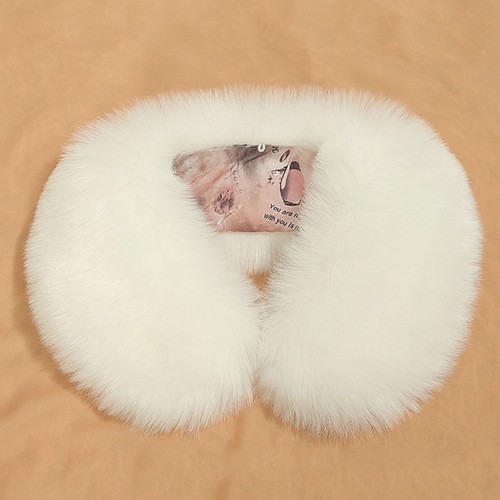 Winter Women Faux Fur Scarf Shawl Wrap Collar Cape Scarves Warm Stole Scarf
