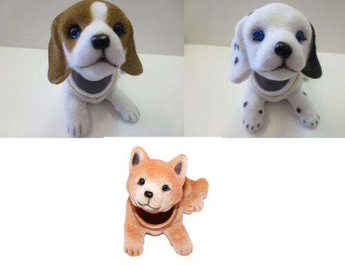 Bobbing Head Puppy Bobble Head Dog Animal  Car Dash New Toy 3pcs set