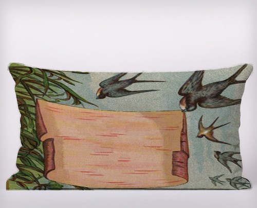 Avalez Oiseaux lombaire long housses de coussin oreiller cas home decor ou intérieure